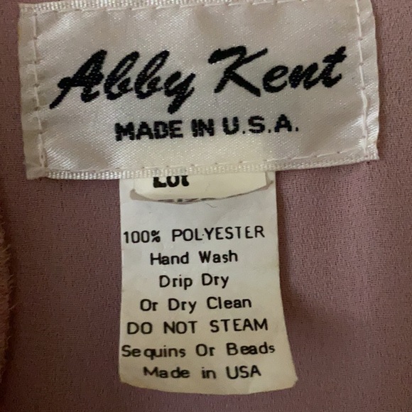 VINTAGE CLASSY ABBY KENT BLUSH COCKTAIL DRESS 4 - Picture 11 of 11